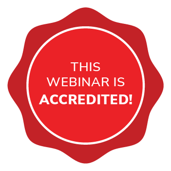 This webinar is accredited!